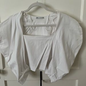 Zara Puff Sleeve Crop